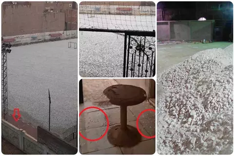 مركز شباب بشتيل في الدوري الروسي؟.. حقيقة اكتساء ملعب بالثلوج بسبب الطقس اليوم (صور)